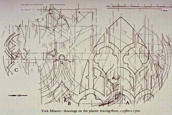 John-Harveys-drawing-of-York-Minster-Masons-Loft-tracing-floor